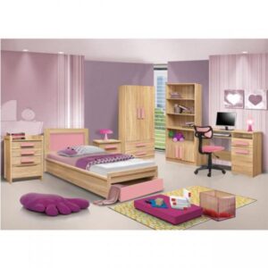 ΚΟΜΟΔΙΝΟ PLAYROOM SONAMA-ΡΟΖ HM331+HM336.02 40Χ48Χ39εκ.