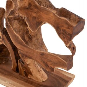 ΚΟΝΣΟΛΑ ΑΠΟ ΜΑΣΙΦ ΞΥΛΟ ΤEAK ΦΥΣΙΚΟ 150X40X80YEK.