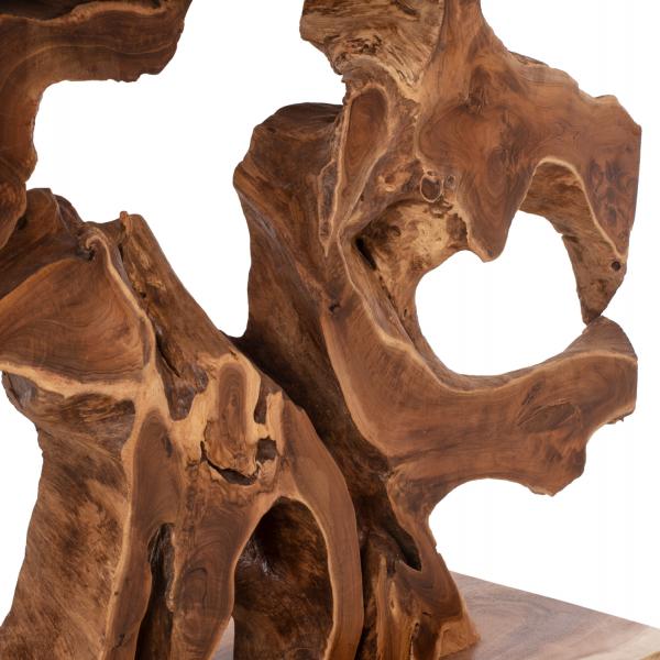 ΚΟΝΣΟΛΑ ΑΠΟ ΜΑΣΙΦ ΞΥΛΟ ΤEAK ΦΥΣΙΚΟ 150X40X80YEK.