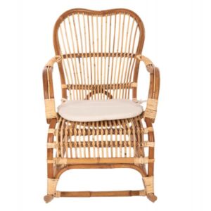 ΚΟΥΝΙΣΤΗ ΠΟΛΥΘΡΟΝΑ ΜΕ ΜΑΞΙΛΑΡΙ SANTA FE RATTAN 60x103x90Υ εκ.