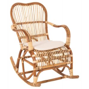 ΚΟΥΝΙΣΤΗ ΠΟΛΥΘΡΟΝΑ ΜΕ ΜΑΞΙΛΑΡΙ SANTA FE RATTAN 60x103x90Υ εκ.
