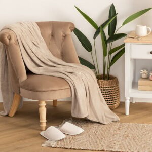 ΚΟΥΒΕΡΤΑ ΜΟΝΗ POLYESTER ΜΠΕΖ 1,30x1,80m