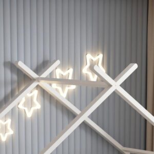 ΚΡΕΒΑΤΙ ΠΑΙΔΙΚΟ KLARICE τ.MONTESSORI-2 ΣΥΡΤΑΡΙΑ-ΞΥΛΟ ΠΕΥΚΟΥ ΛΕΥΚΟ-190x90εκ