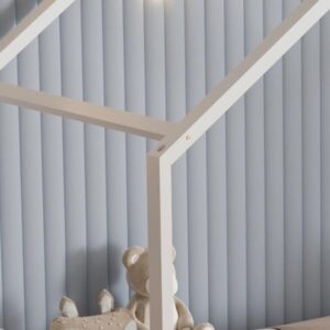 ΚΡΕΒΑΤΙ ΠΑΙΔΙΚΟ KLARICE τ.MONTESSORI-2 ΣΥΡΤΑΡΙΑ-ΞΥΛΟ ΠΕΥΚΟΥ ΛΕΥΚΟ-190x90εκ