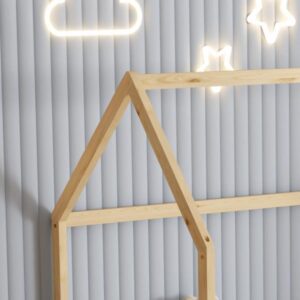 ΚΡΕΒΑΤΙ ΠΑΙΔΙΚΟ ΜΕ ΚΑΓΚΕΛΑ PHYLLIS τ.MONTESSORI ΞΥΛΟ ΠΕΥΚΟ ΦΥΣΙΚΟ-190x90εκ.