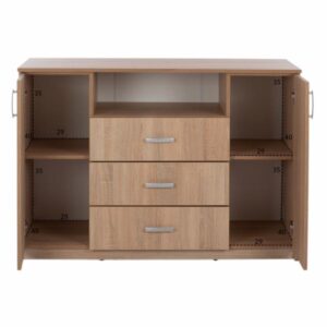 ΜΠΟΥΦΕΣ ΜΕ 2 ΝΤΟΥΛΑΠΙΑ Κ 3 ΣΥΡΤΑΡΙΑ SONAMA OAK 120X45X85Yεκ.