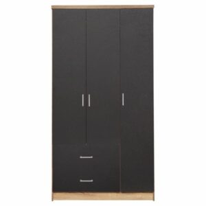 ΝΤΟΥΛΑΠΑ 3ΦΥΛΛΗ ME 2 ΣΥΡΤΑΡΙΑ SONAMA ΜΕ ΓΚΡΙ 89x42,5Χ181εκ.