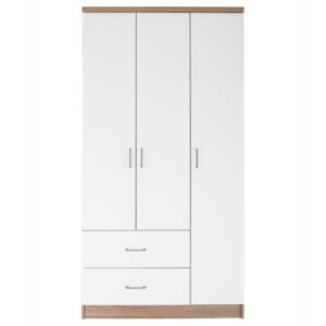 ΝΤΟΥΛΑΠΑ 3ΦΥΛΛΗ ME 2 ΣΥΡΤΑΡΙΑ SONAMA - ΛΕΥΚO 89x42,5x181 εκ.