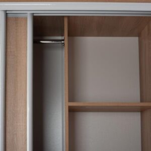 ΝΤΟΥΛΑΠΑ 3ΦΥΛΛΗ ΣΥΡΟΜΕΝΗ ΜΕ ΚΑΘΡΕΠΤΗ SONAMA OAK 200X60X210Υεκ