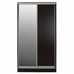 ΝΤΟΥΛΑΠΑ ΣΥΡΟΜΕΝΗ ΜΕΛΑΜΙΝΗΣ 120x60x220Υεκ. ΔΙΦΥΛΛΗ WENGE ΜΕ ΚΑΘΡΕΠΤΗ