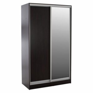 ΝΤΟΥΛΑΠΑ ΣΥΡΟΜΕΝΗ ΜΕΛΑΜΙΝΗΣ 120x60x220Υεκ. ΔΙΦΥΛΛΗ WENGE ΜΕ ΚΑΘΡΕΠΤΗ