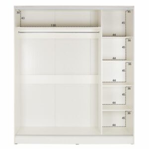ΝΤΟΥΛΑΠΑ ΣΥΡΟΜΕΝΗ ΜΕΛΑΜΙΝΗΣ 120x60x220Yεκ. ΔΙΦΥΛΛΗ ΛΕΥΚΗ ΜΕ ΚΑΘΡΕΠΤΗ