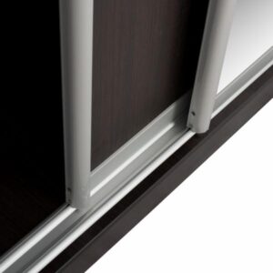 ΝΤΟΥΛΑΠΑ ΣΥΡΟΜΕΝΗ ΜΕΛΑΜΙΝΗΣ WENGE ΜΕ ΚΑΘΡΕΠΤΗ 180X60X210Υεκ.