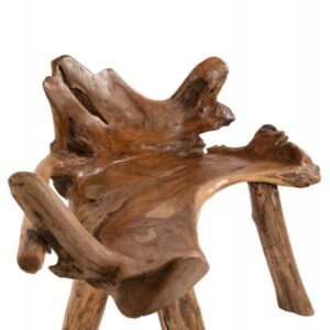 ΠΑΓΚΑΚΙ ΑΠΟ ΜΑΣΙΦ ΞΥΛΟ TΕΑK ΦΥΣΙΚΟ 120x88x80 εκ.