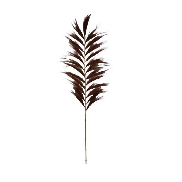 ΦΤΕΡΟ ΔΙΑΚΟΣΜΗΤΙΚΟ BAMBOO, ΚΑΦΕ ΣΚΟΥΡΟ 65x1,5x220cm