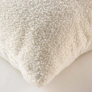 WOOLLY, ΜΑΞΙΛΑΡΙ POLYESTER ΛΕΥΚΟ 45x45cm