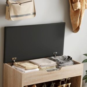 ΠΑΠΟΥΤΣΟΘΗΚΗ ΜΕ ΚΑΘΙΣΜΑ ΜΕΛΑΜΙΝΗ ΣΕ ΣΟΝΑΜΑ-ΚΑΘΙΣΜΑ ΚΑΦΕ 60x30x44Υ