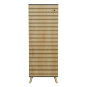 ΠΑΠΟΥΤΣΟΘΗΚΗ-ΝΤΟΥΛΑΠΙ ΜΕΛΑΜΙΝΗ ΑΝΘΡΑΚΙ-ΦΥΣΙΚΟ ΞΥΛΟΥ 50Χ38Χ135Yεκ.