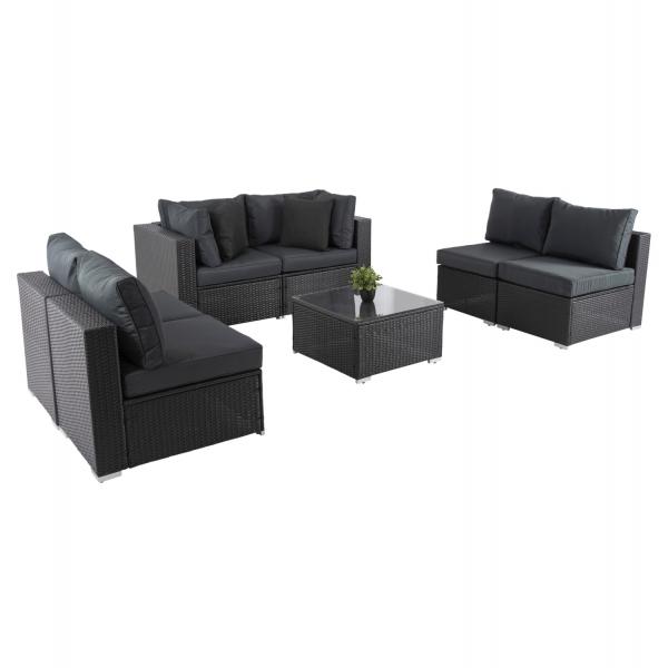 ΠΟΛΥΜΟΡΦΙΚΟ ΣΕΤ ΣΑΛΟΝΙ 7TMX GREN ΣΥΝΘ.RATTAN ΑΝΘΡΑΚΙ-ΓΥΑΛΙ ΑΣΦΑΛΕΙΑΣ