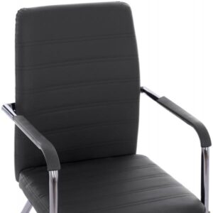 ΠΟΛΥΘΡΟΝΑ ΕΠΙΣΚΕΠΤΗ ΜΕ ΜΠΡΑΤΣΑ ΜΑΥΡΟ PU 56x58x93 εκ.
