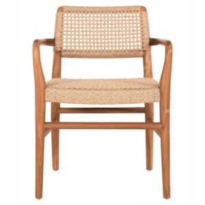 ΠΟΛΥΘΡΟΝΑ ROSCO ΞΥΛΟ ΤΕΑΚ ΦΥΣΙΚΟ-ΣΧΟΙΝΙ VIRO ΜΠΕΖ 56x54,5x78Υεκ.