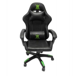 ΠΟΛΥΘΡΟΝΑ GAMING ΜΑΥΡΟ-ΠΡΑΣΙΝΟ PVC & NYLON 51x49x125Υεκ.
