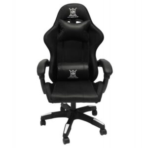 ΠΟΛΥΘΡΟΝΑ GAMING ΜΑΥΡΟ-ΓΚΡΙ PVC & NYLON 51x49x125Υεκ.