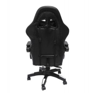 ΠΟΛΥΘΡΟΝΑ GAMING ΜΑΥΡΟ-ΓΚΡΙ PVC & NYLON 51x49x125Υεκ.