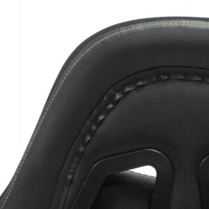 ΠΟΛΥΘΡΟΝΑ GAMING ΜΑΥΡΟ-ΠΡΑΣΙΝΟ PVC & NYLON 51x49x125Υεκ.
