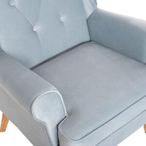 ΠΟΛΥΘΡΟΝΑ ΜΠΕΡΖΕΡΑ BRANDON BABY BLUE ΒΕΛΟΥΔΟ-ΠΟΔΙΑ ΣΕ ΦΥΣΙΚΟ 82,5x80x104Υεκ