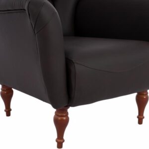 ΠΟΛΥΘΡΟΝΑ ΜΠΕΡΖΕΡΑ Τ. CHESTERFIELD ΣΕ ΧΡΩΜΑ ΚΑΦΕ 87x88x100 εκ.