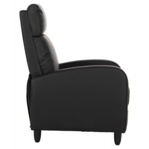 ΠΟΛΥΘΡΟΝΑ RELAX HIBER ΜΑΥΡΟ PU 67,5x90x104Υ εκ.