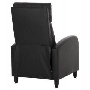 ΠΟΛΥΘΡΟΝΑ RELAX HIBER ΜΑΥΡΟ PU 67,5x90x104Υ εκ.