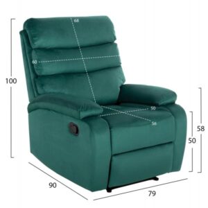 ΠΟΛΥΘΡΟΝΑ RELAX YASUMU ΚΥΠΑΡΙΣΣΙ ΒΕΛΟΥΔΟ 80x93x100Υεκ.