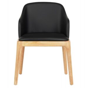 ΠΟΛΥΘΡΟΝΑ ΤΡΑΠΕΖΑΡΙΑΣ FURLAN RUBBERWOOD ΣΕ ΟΑΚ-ΜΑΥΡΟ PU 54,5x58x78Υεκ.