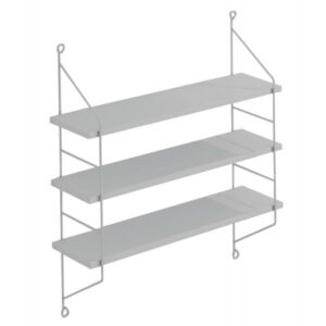 ΡΑΦΙΕΡΑ ΤΟΙΧΟΥ ΜΕΛΑΜΙΝΗΣ ΛΕΥΚΟ 60x15x68Y εκ.