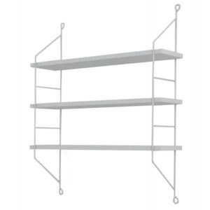 ΡΑΦΙΕΡΑ ΤΟΙΧΟΥ ΜΕΛΑΜΙΝΗΣ ΛΕΥΚΟ 60x15x68Y εκ.