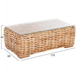 ΣΕΤ ΣΑΛΟΝΙ ΕΞ.ΧΩΡΟΥ TROPEL 3ΤΜΧ ΦΥΣΙΚΟ RATTAN-ΛΕΥΚΑ ΜΑΞΙΛΑΡΙΑ