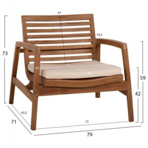 ΣΕΤ ΣΑΛΟΝΙ ΕΞΩΤ. ΧΩΡΟΥ 4TMX DOVER ΑΝΑΚΥΚΛΩΜΕΝΟ ΤΕΑΚ- ΜΑΞΙΛΑΡΙΑ ΛΕΥΚΑ