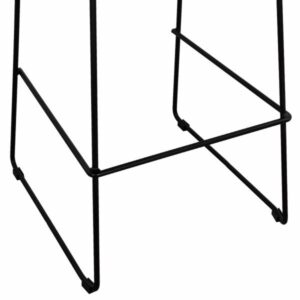 ΣΚΑΜΠΟ ΜΕΤΑΛΛΙΚΟ ALLEGRA ΜΕ WICKER ΣΕ ΜΠΕΖ ΑΠΟΧΡΩΣΗ 48x53x100 εκ.