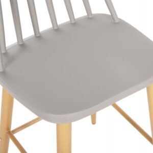 ΣΚΑΜΠΟ ΜΠΑΡ ΜΕΣ.ΥΨΟΥΣ ΠΟΛΥΠΡΟΠ. ΓΚΡΙ & ΜΕΤΑΛΛΟ ΦΥΣΙΚΟ 45x48x96Υεκ.