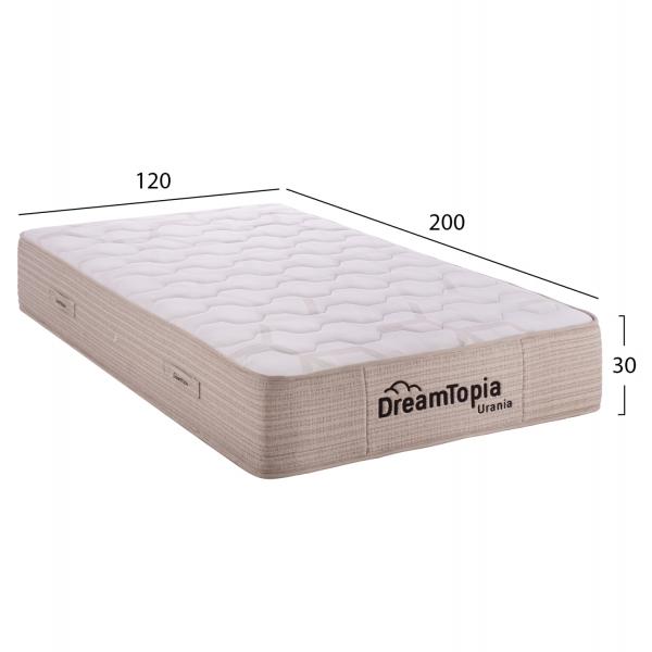 ΣΤΡΩΜΑ DREAMTOPIA URANIA POCKET SPRING 120X200x30Y εκ.