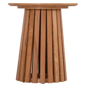 ΤΡΑΠΕΖΑΚΙ ΒΟΗΘΗΤΙΚΟ MDF ΣΕ ΦΥΣΙΚΟ ΞΥΛΟΥ Φ45x50,5Υεκ.