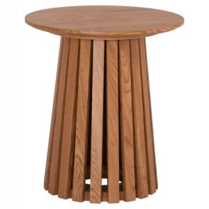 ΤΡΑΠΕΖΑΚΙ ΒΟΗΘΗΤΙΚΟ MDF ΣΕ ΦΥΣΙΚΟ ΞΥΛΟΥ Φ45x50,5Υεκ.
