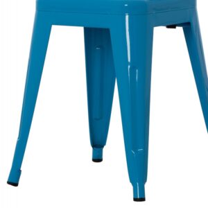 ΣΚΑΜΠΟ ΜΕΤΑΛΛΙΚΟ ΣΕ ΜΠΛΕ ΧΡΩΜΑ 39x39x46Υεκ.