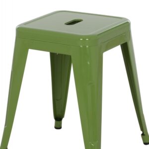 ΣΚΑΜΠΟ ΜΕΤΑΛΛΙΚΟ ΣΕ LIGHT OLIVE GREEN ΧΡΩΜΑ 39x39x46Υεκ.