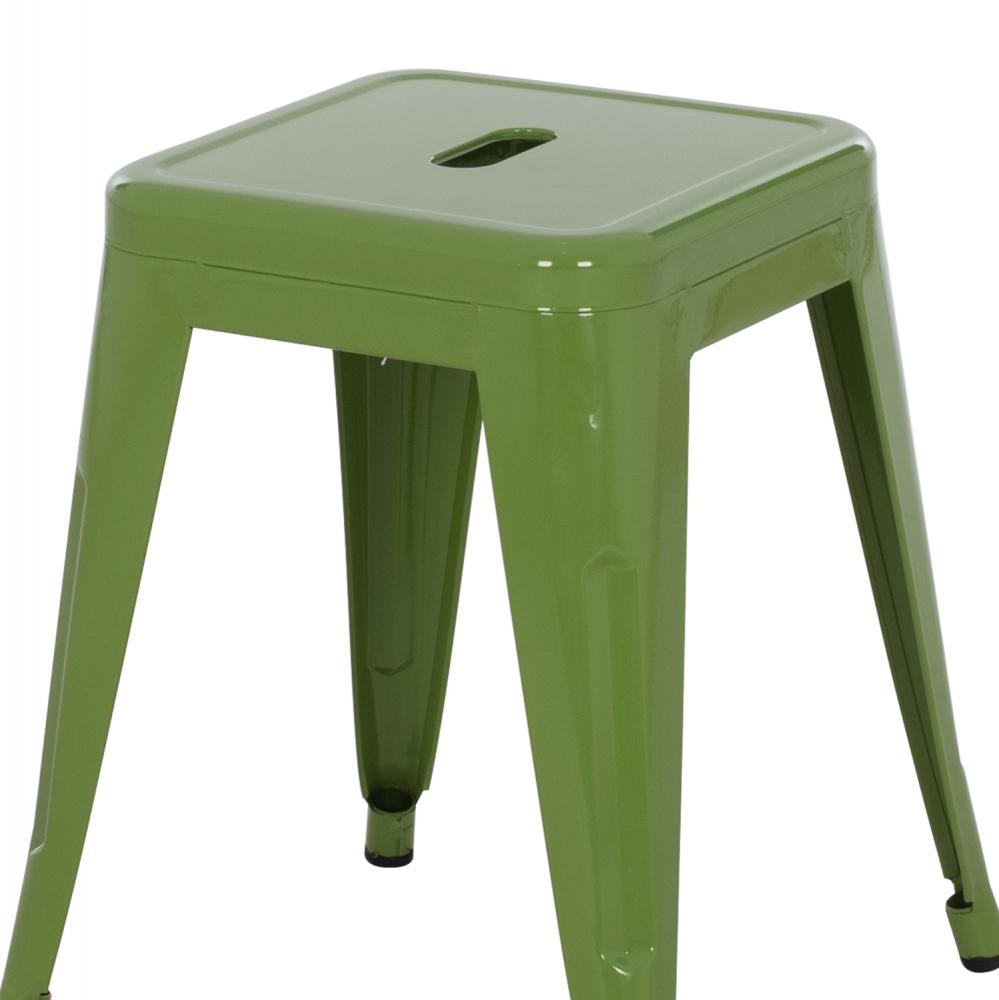 ΣΚΑΜΠΟ ΜΕΤΑΛΛΙΚΟ ΣΕ LIGHT OLIVE GREEN ΧΡΩΜΑ 39x39x46Υεκ.