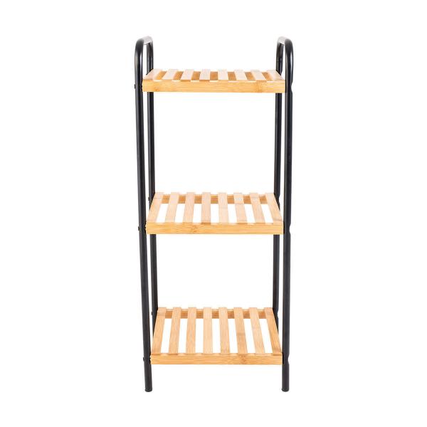 ΡΑΦΙΕΡΑ ΕΠΙΔΑΠΕΔΙΑ BAMBOO ESSENTIALS ΜΕ ΜΕΤΑΛΛΙΚΗ ΒΑΣΗ 30x26x75cm 3 ΕΠΙΠΕΔΩΝ