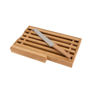 ΕΠΙΦΑΝΕΙΑ ΚΟΠΗΣ BAMBOO ESSENTIALS ΜΕ ΜΑΧΑΙΡΙ ΨΩΜΙΟΥ 35.5x22x3.5cm