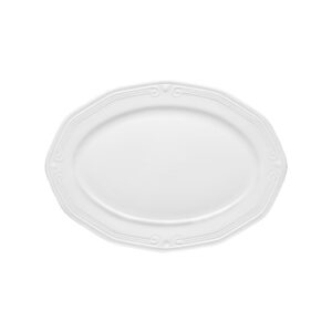 ΠΙΑΤΕΛΑ ΟΒΑΛ ATHÉNÉE ΠΟΡΣΕΛΑΝΙΝΗ ΑΝΑΓΛΥΦΗ 25cm WHITE